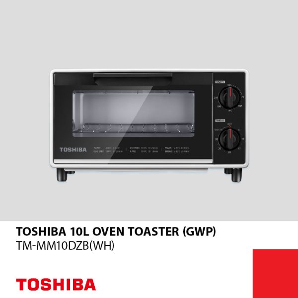 Toshiba 10L Oven Toaster (GWP) TM-MM10DZB(WH) Online now