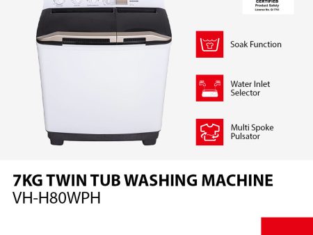 Great Value Matters Toshiba 7KG Twin Tub Washing Machine Cheap