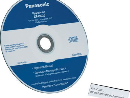 Panasonic ET-UK20 Geometry Manager Pro Software Upgrade Kit Online