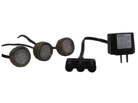 3-Pack LED Light Kit w  10 Watt Transformer For Cheap