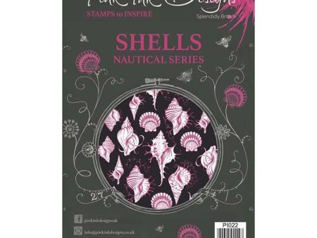 Pink Ink Designs A5 Clear Stamp Shells Supply