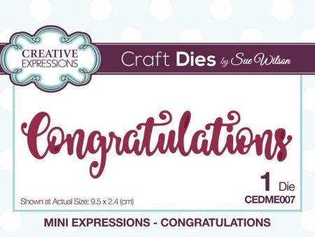 Mini Expressions Congratulations on Sale