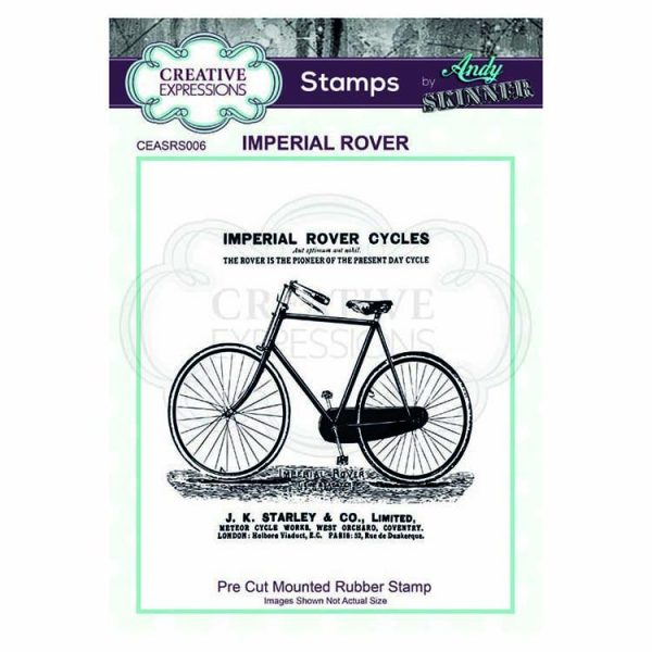 Creative Expressions Pre Cut Rubber Stamp by Andy Skinner Imperial Rover Sale