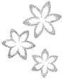 Creative Expressions Pinwheel Flower Pre Cut Stamp Discount