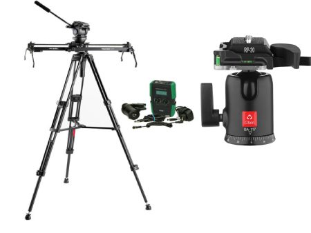 Acebil Travigo 600 Pro Slider Kit with I-705DX Dual Tripod System, SE600 & HDN-DC Drive + Single Lever Ball Head For Discount