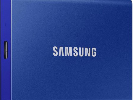 SAMSUNG T7 Portable SSD, 1TB External Solid State Drive, Speeds Up to 1,050MB s, USB 3.2 Gen 2, Reliable Storage for Gaming, Students, Professionals, MU-PC1T0H AM, Blue Online