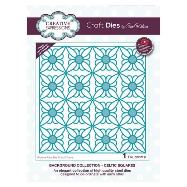 Creative Expressions Background Collection Celtic Squares Discount