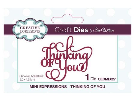 Creative Expressions Mini Expressions Thinking of You Sale