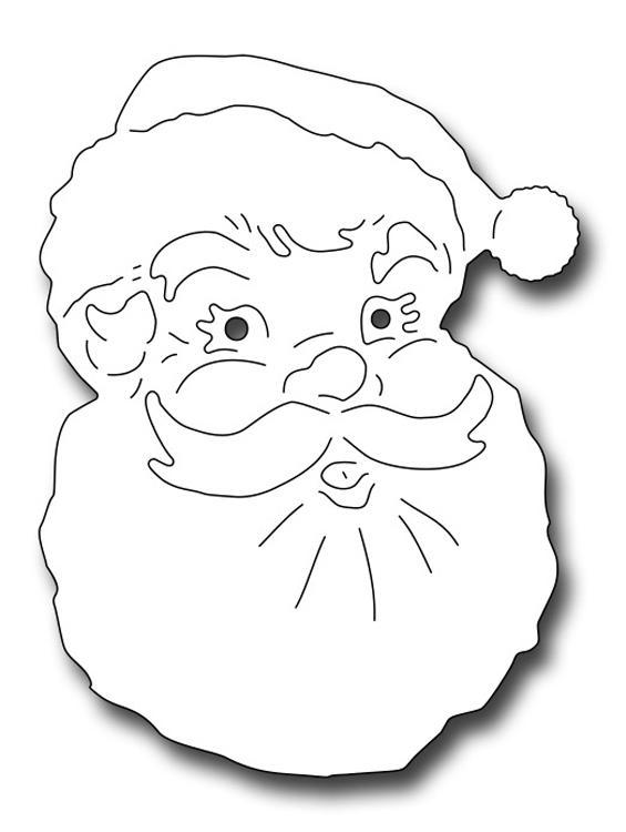 Frantic Stamper Precision Die - Jolly Santa Face Online now